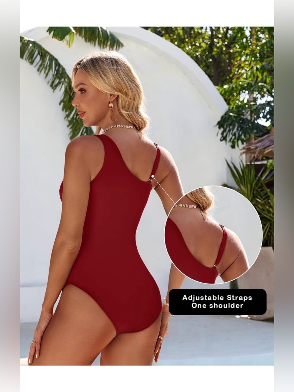 🆕 Mesh One Piece Swimsuits Ruched Tummy Control Bathing Suit - Picture 2 of 3